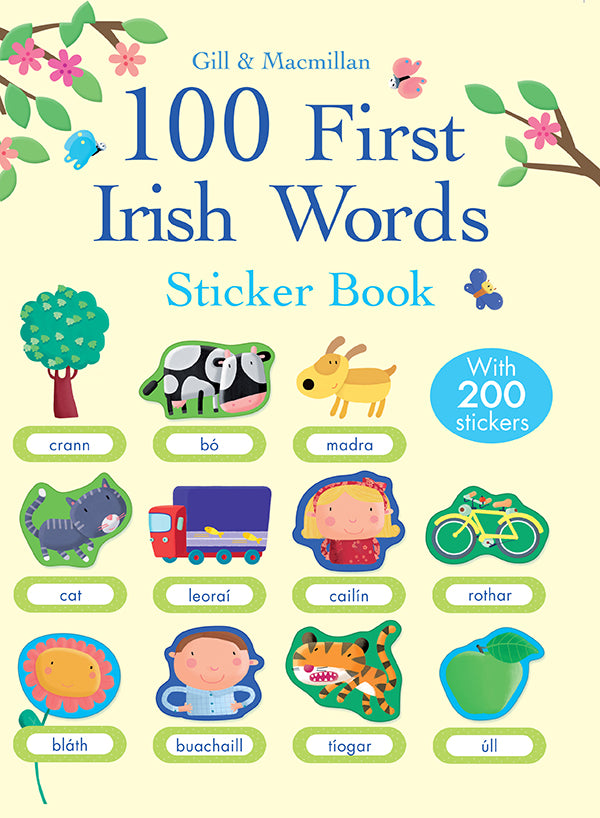 100 First Irish Words Sticker Book